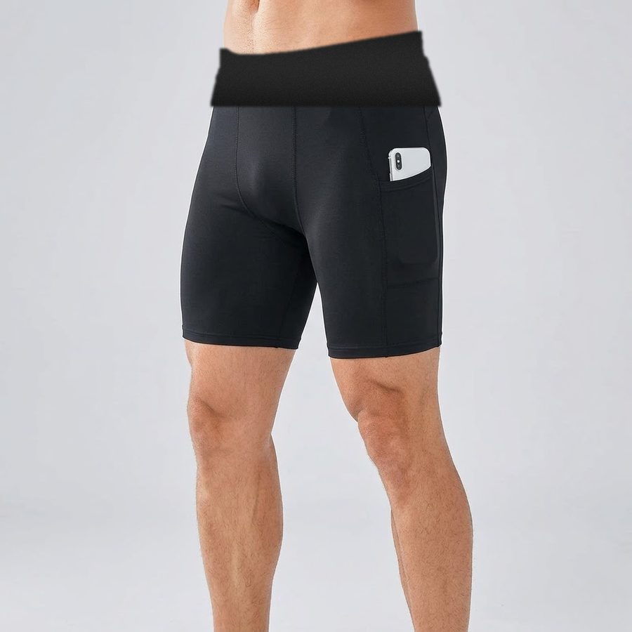 Pro compression shorts on a runner